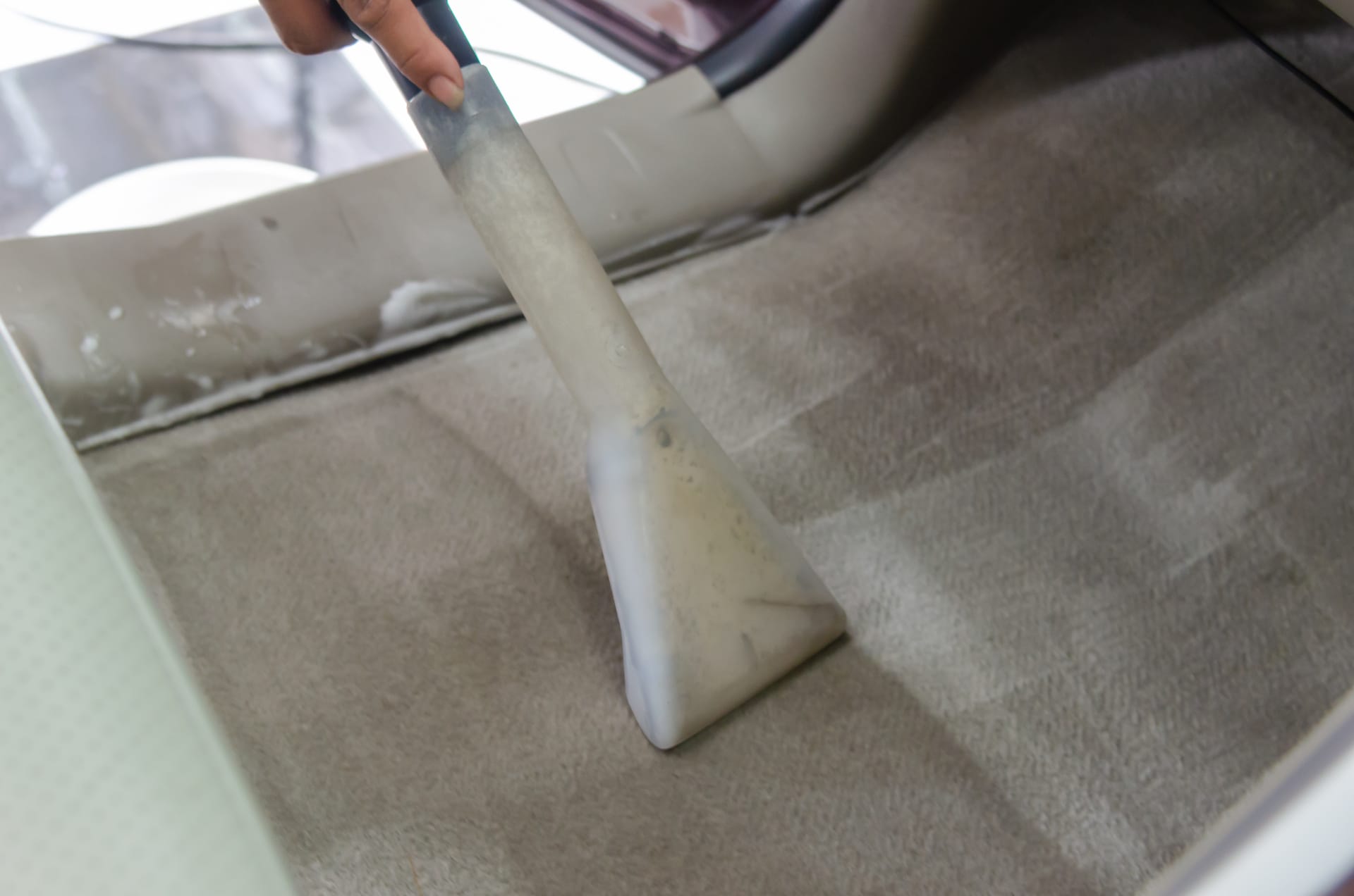 Car Floor dry cleaning